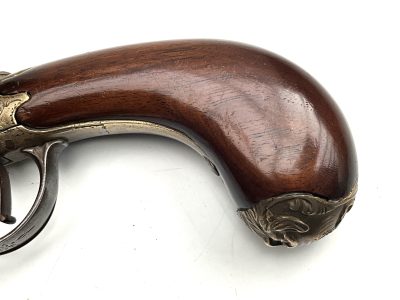 An 18th Century Flintlock Queen Anne-type Greatcoat Pistol by I Parr, London. - Image 11