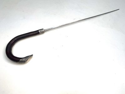CHERRY WOOD WALKING STICK SWORD STICK - Image 15