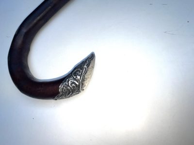 CHERRY WOOD WALKING STICK SWORD STICK - Image 16
