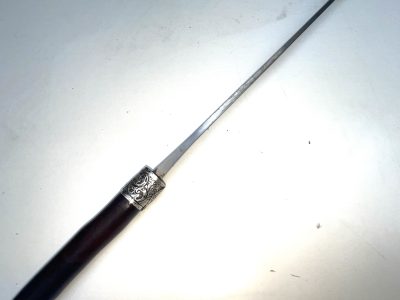 CHERRY WOOD WALKING STICK SWORD STICK - Image 17