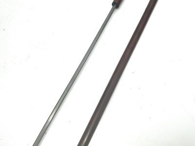 Gentleman’s walking stick sword stick with horn handle & silver collar - Image 5