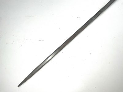 Gentleman’s walking stick sword stick with horn handle & silver collar - Image 14