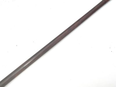 Gentleman’s walking stick sword stick with horn handle & silver collar - Image 18