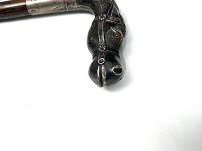 The finest gentleman’s walking stick sword stick with silver horses head handle - Image 11