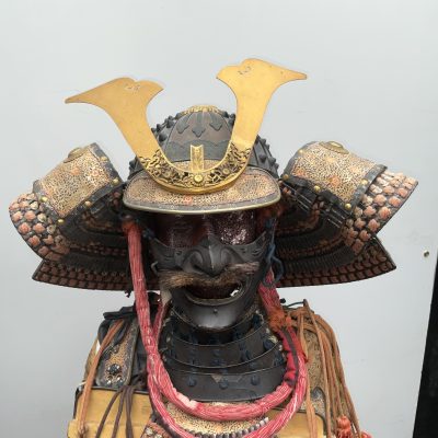 Authentic Edo Japanese Antique SAMURAI ARMOUR & KABUTO EDO PERIOD - Image 2