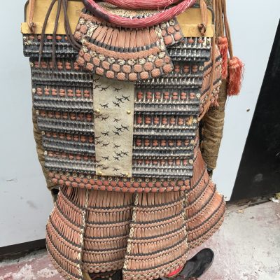 Authentic Edo Japanese Antique SAMURAI ARMOUR & KABUTO EDO PERIOD - Image 4