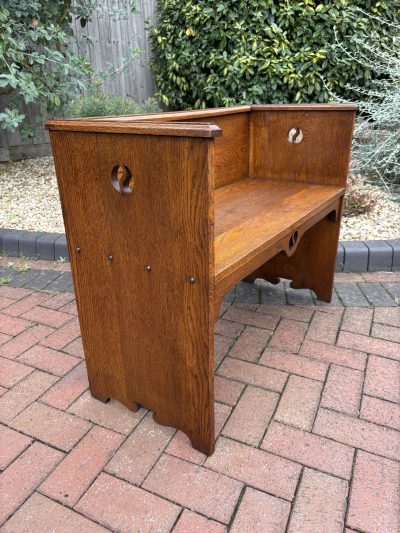 Liberty & Co Arts & Crafts Hall Seat - Image 2