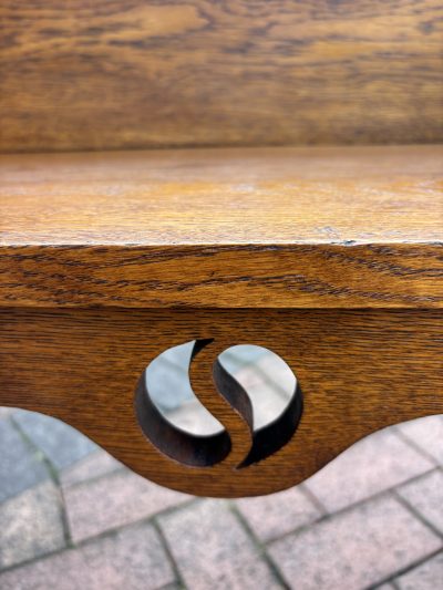 Liberty & Co Arts & Crafts Hall Seat - Image 5