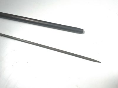 Horn handled Gentleman’s walking stick sword stick with silver collar - Image 15