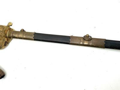 ER11 Royal Navy Officers Sword by Wilkinson Swords Ltd - Image 5