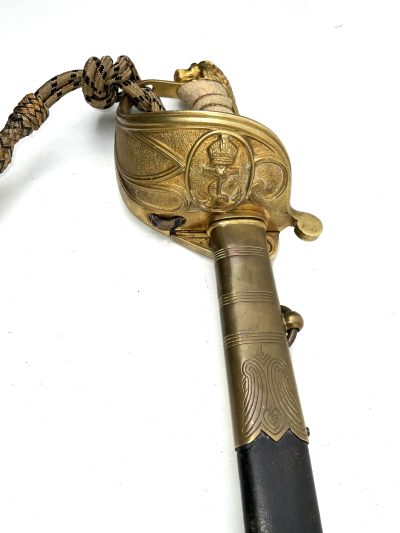 ER11 Royal Navy Officers Sword by Wilkinson Swords Ltd - Image 7