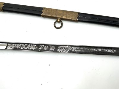 ER11 Royal Navy Officers Sword by Wilkinson Swords Ltd - Image 17