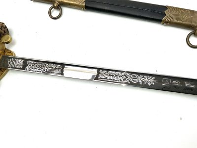 ER11 Royal Navy Officers Sword by Wilkinson Swords Ltd - Image 18