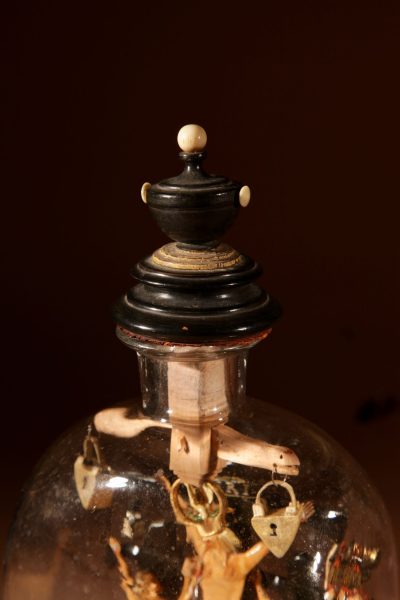 Folk Art Calvary In A Bottle South Germany/ Austrian. - Image 4
