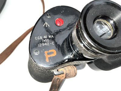 CANADIAN TANK COMMANDERS BINOCULARS AND CASE 1944 - Image 7