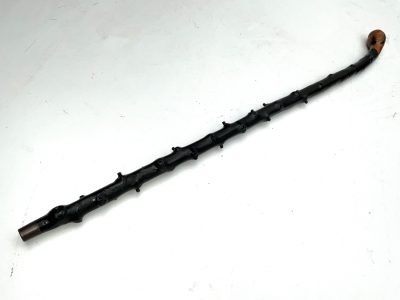 GENTLEMANS WALKING STICK SWORD STICK.  IRISH BLACKTHORN - Image 2
