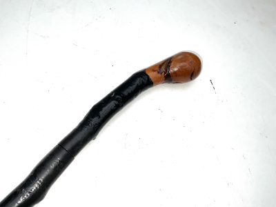 GENTLEMANS WALKING STICK SWORD STICK.  IRISH BLACKTHORN - Image 11