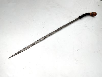 GENTLEMANS WALKING STICK SWORD STICK.  IRISH BLACKTHORN - Image 18