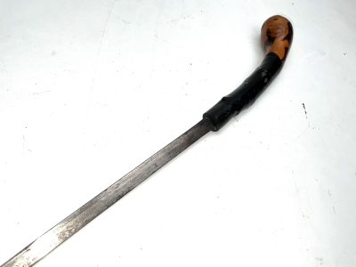 GENTLEMANS WALKING STICK SWORD STICK.  IRISH BLACKTHORN - Image 25