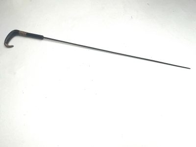 Gentleman's Horn  with 18ct Gold plate handle  & ebonised stick sword stick - Image 15