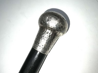 Gentleman’s Walking Silver topped Walking Stick Sword Stick. - Image 3