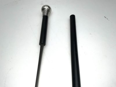 Gentleman’s Walking Silver topped Walking Stick Sword Stick. - Image 17