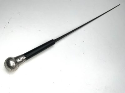 Gentleman’s Walking Silver topped Walking Stick Sword Stick. - Image 18