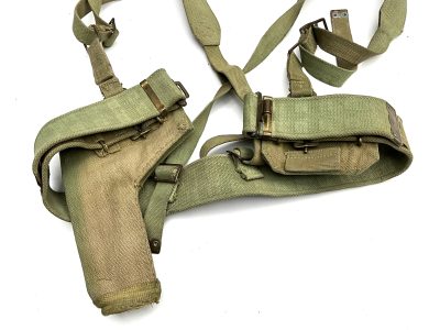 COMMANDO REVOLVER HOLSTER AND BELT WITH HARNESS 1940 - Image 7