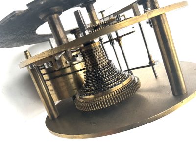 SHIPS BULKHEAD FUSEE CLOCK. - Image 8