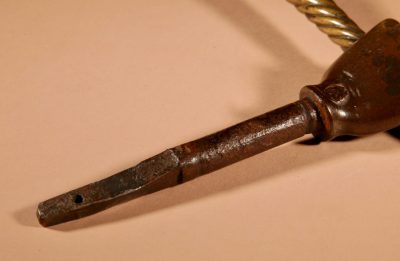 Very Rare Single Bronze Door/lock Handle 17th/18th Century. - Image 7