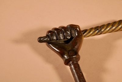 Very Rare Single Bronze Door/lock Handle 17th/18th Century. - Image 10