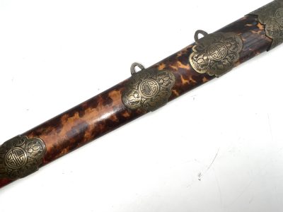 A 19th century Chinese brass mounted Jian/sword - Image 4