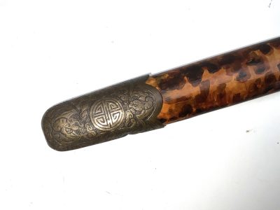 A 19th century Chinese brass mounted Jian/sword - Image 6