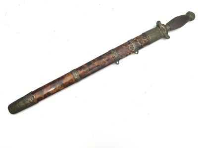 A 19th century Chinese brass mounted Jian/sword - Image 7