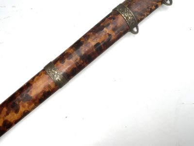 A 19th century Chinese brass mounted Jian/sword - Image 11