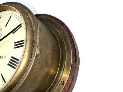 SHIPS BULKHEAD FUSEE CLOCK. - Image 4