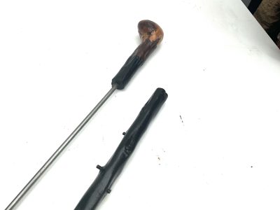 IRISH BLACKTHORN WALKING STICK SWORD STICK - Image 14