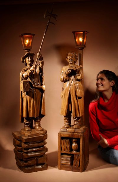 Ukraine Interest, Amusing Sculpture Of A Bibliophile/ Bookworm. - Image 14