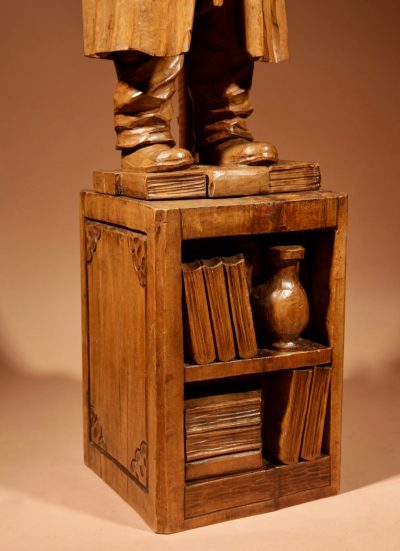 Ukraine Interest, Amusing Sculpture Of A Bibliophile/ Bookworm. - Image 3