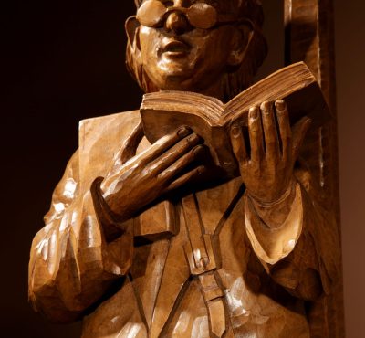 Ukraine Interest, Amusing Sculpture Of A Bibliophile/ Bookworm. - Image 6