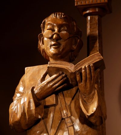 Ukraine Interest, Amusing Sculpture Of A Bibliophile/ Bookworm. - Image 13