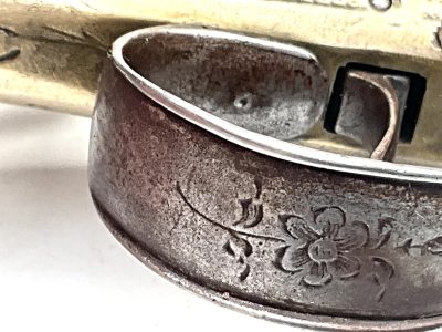 An 18th Century Flintlock Queen Anne-type Greatcoat Pistol by I Parr, London. - Image 14