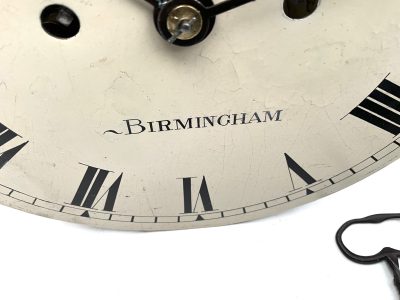 Bracket Clock mahogany cased twin fusse Regency - Image 15