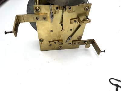Bracket Clock mahogany cased twin fusse Regency - Image 21