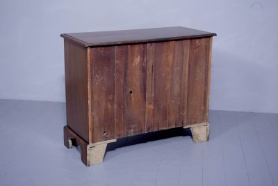 George 2nd style, neat-sized burr walnut chest of drawers - Image 6