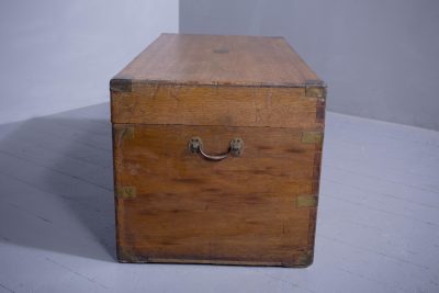 An Early Victorian Military Style Camphorwood Box - Image 2