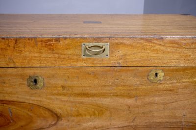 An Early Victorian Military Style Camphorwood Box - Image 4