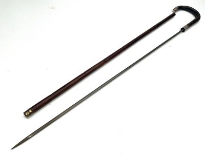 GENTLEMAN'S WALKING STICK SWORD STICK  BY KENDAL - Image 17