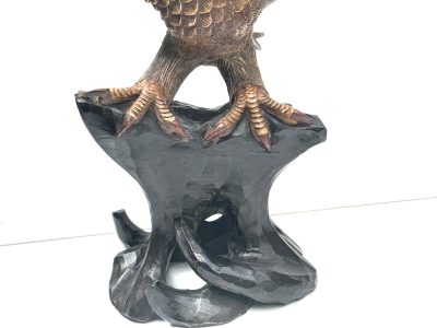 AMERICAN BALD  EAGLE CARVED ON BASE VICTORIAN - Image 3