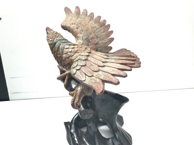 AMERICAN BALD  EAGLE CARVED ON BASE VICTORIAN - Image 6